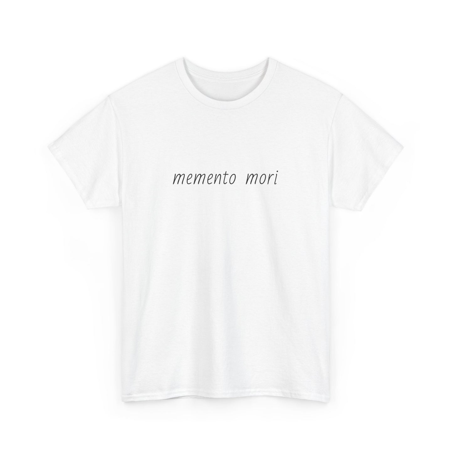 "Memento Mori"  White Cotton T